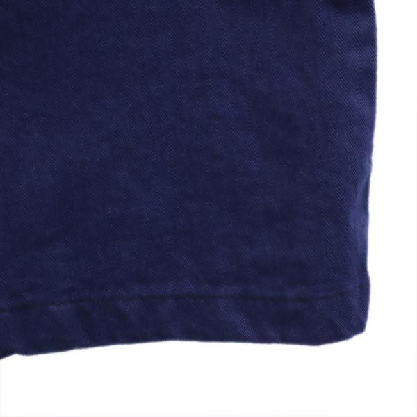 KRAJEWSKI ドイツ ジャーマンワーク ユーロ ノーカラーコート 青系 メンズ