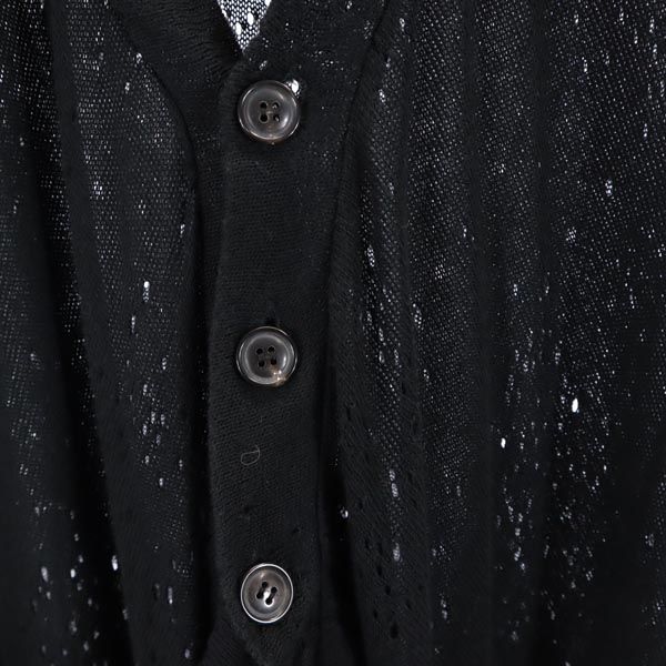 LIMI feu リミフゥ 長袖 ニット カーディガン ブラック レディース