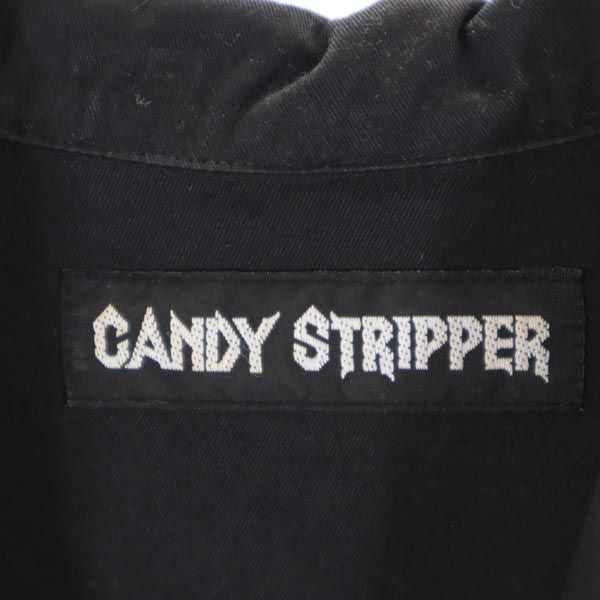 CANDY STRIPPER キャンディストリッパー 日本製 ロングシャツ 2 ブラック コート レディース