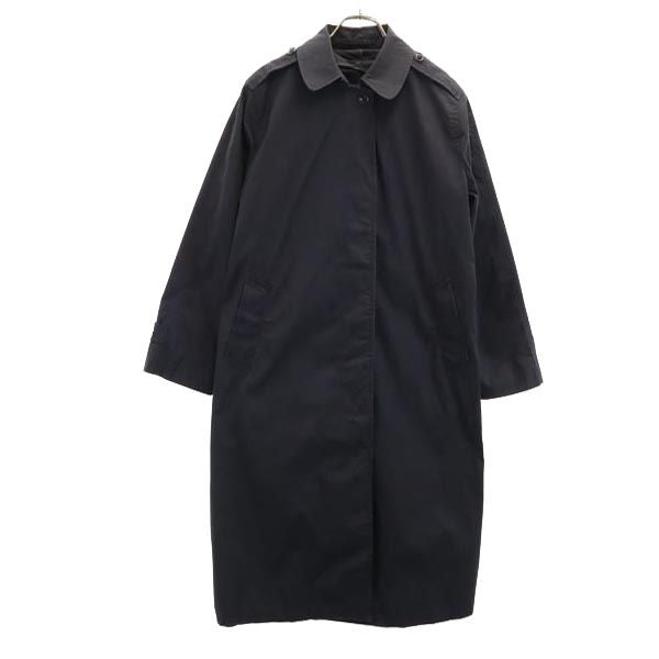 US ARMY アメリカ軍 80s DLA ステンカラーコート ネイビー オールウェザーコート レディース