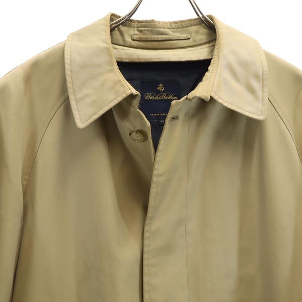 Brooks Brothers ブルックスブラザーズ 2WAY ステンカラーコート 40 ベージュ メンズ