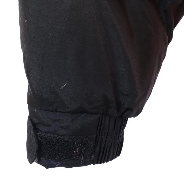 FIRSTDOWN ファーストダウン ダウンジャケット S ブラック×オレンジ メンズ