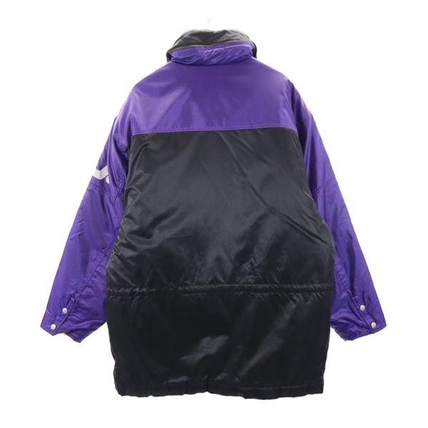 FILA フィラ 中綿 ベンチコート L パープル系 ロゴ メンズ