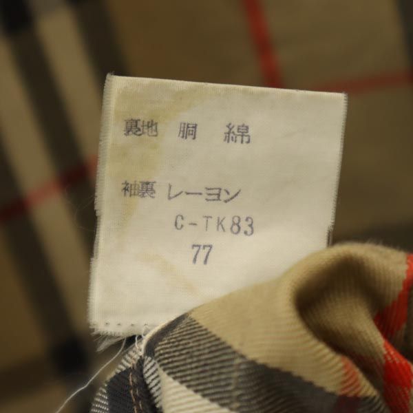 Burberrys バーバリーズ 80s 90s オールド イングランド製 ステンカラーコート カーキ メンズ