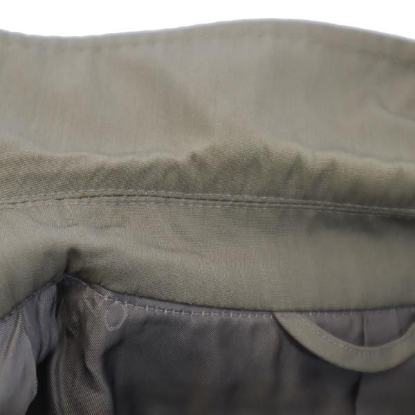 クリスチャンディオール 90s オールド シルクウールブレンド ステンカラーコート M カーキ系 Christian Dior メンズ