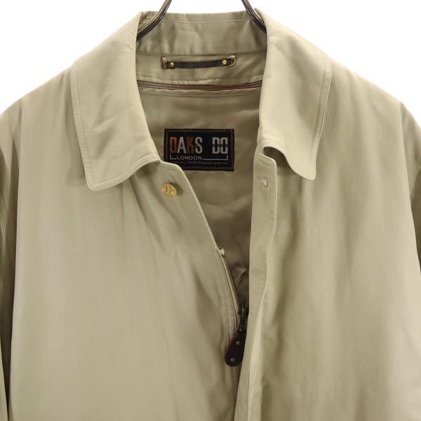 DAKS ダックス ライナー付き ステンカラーコート M ベージュ メンズ