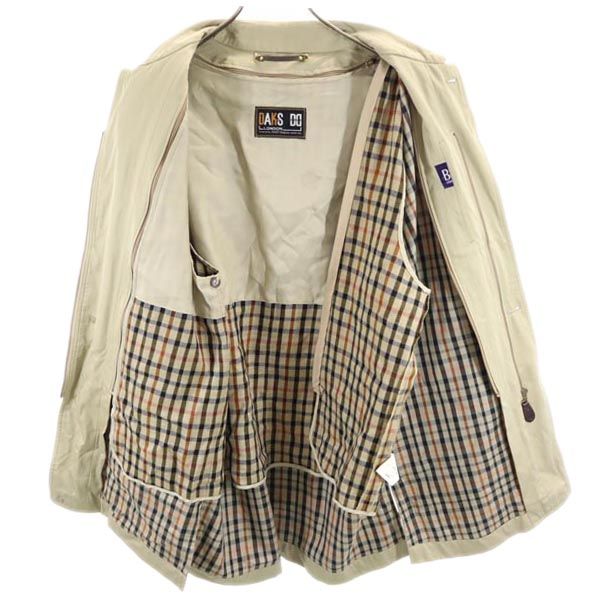 DAKS ダックス ライナー付き ステンカラーコート M ベージュ メンズ