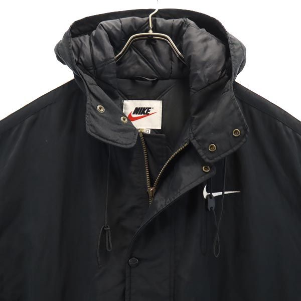 NIKE ナイキ 90s 00s 白タグ オールド 中綿 ベンチコート M 黒 メンズ