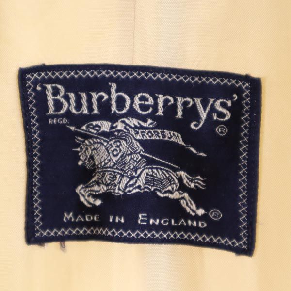 Burberrys バーバリーズ 80s 英国製 ヴィンテージ ステンカラーコート ベージュ レディース