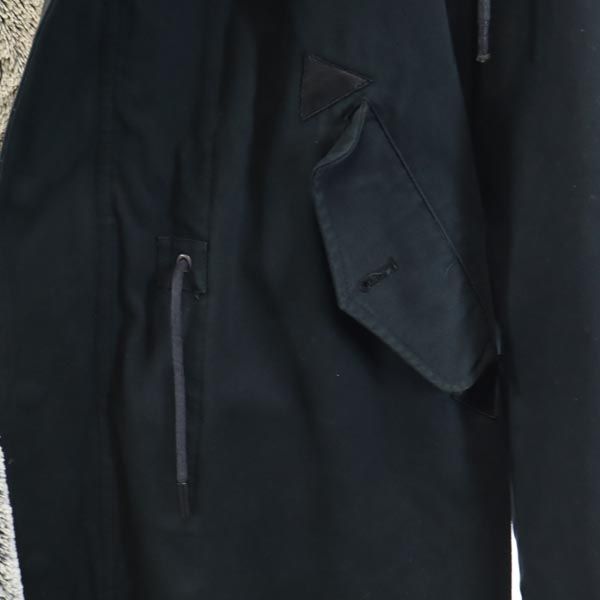 FACTOTUM ファクトタム ライナー付き モッズコート 46 ブラック メンズ