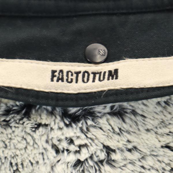 FACTOTUM ファクトタム ライナー付き モッズコート 46 ブラック メンズ