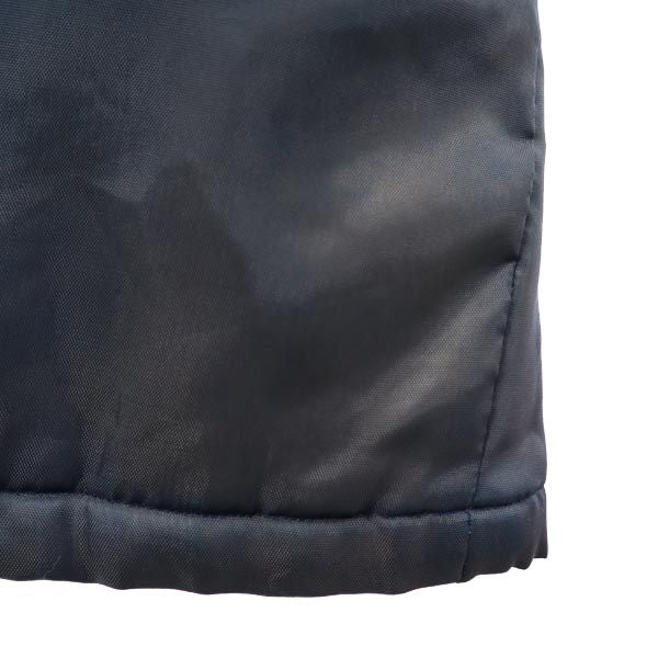 adidas アディダス 80s ヴィンテージ トレフォイルロゴ ベンチコート M ネイビー 裏キルティング メンズ