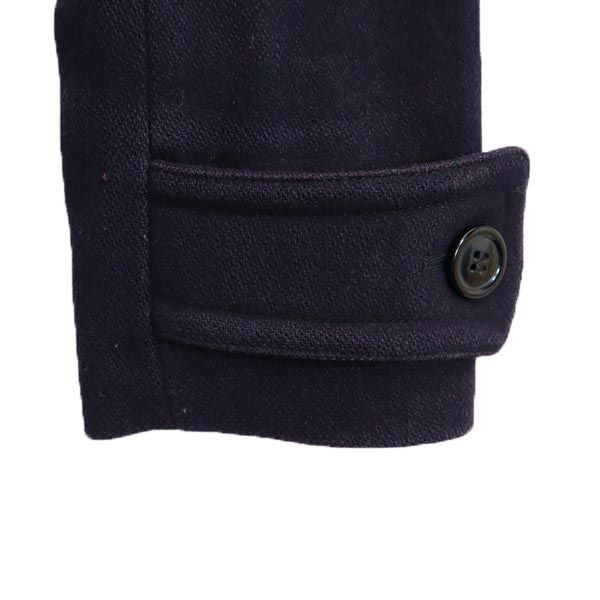 VETEMENTS CLASSIQUES ウールブレンド トレンチコート 36 ネイビー レディース