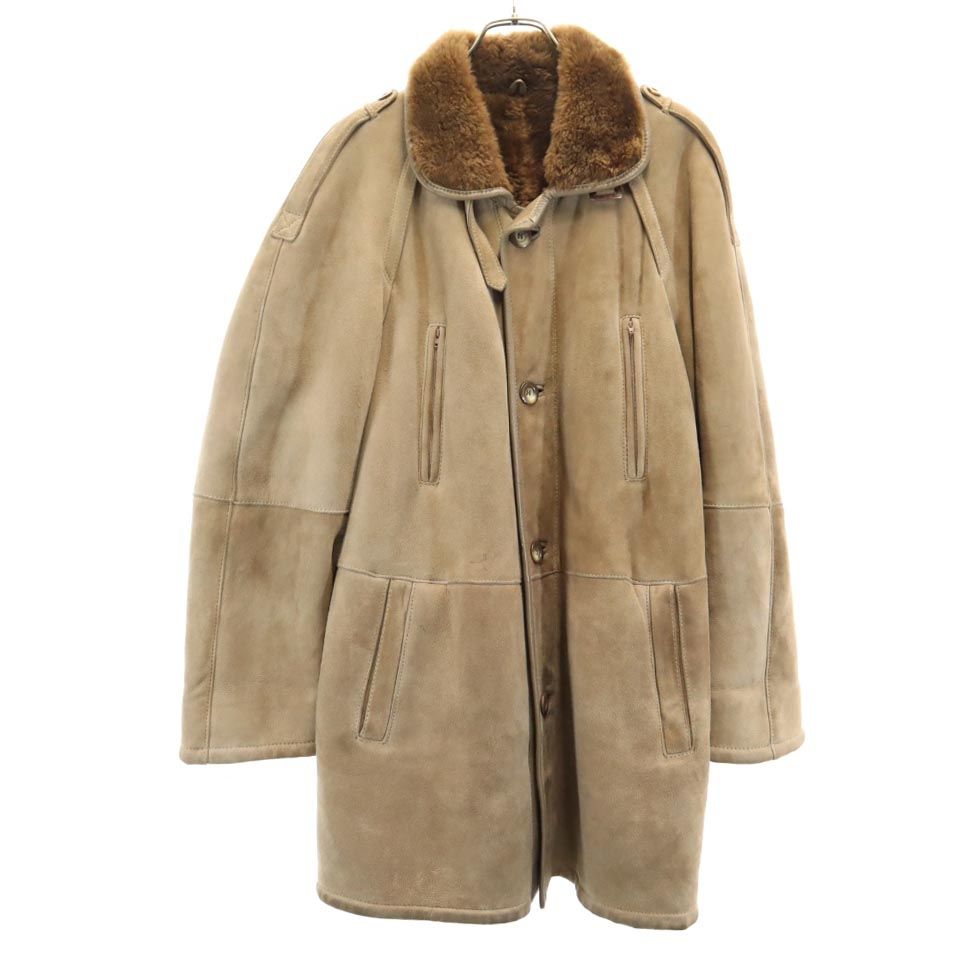 ADARCREA 80s 90s オールド 長袖 ムートンコート 46 キャメル ADARCREA メンズ