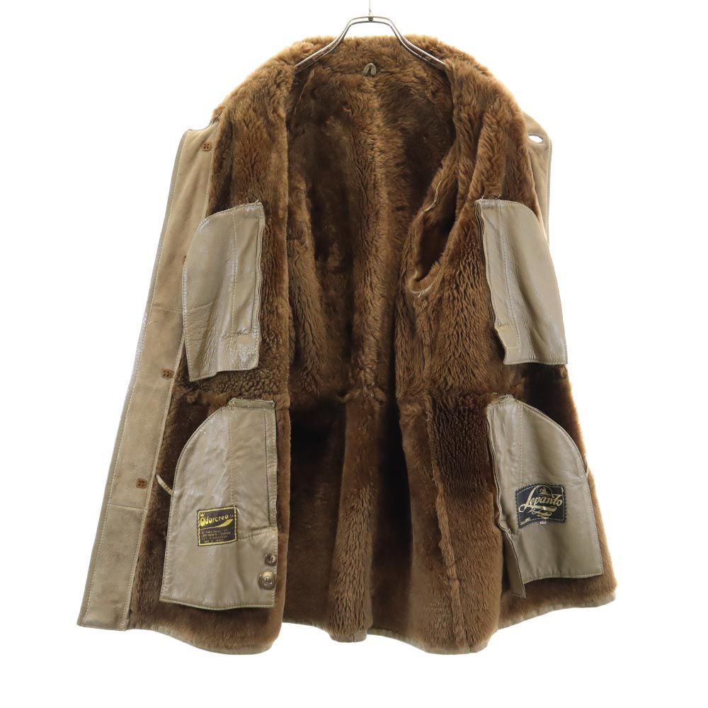 ADARCREA 80s 90s オールド 長袖 ムートンコート 46 キャメル ADARCREA メンズ