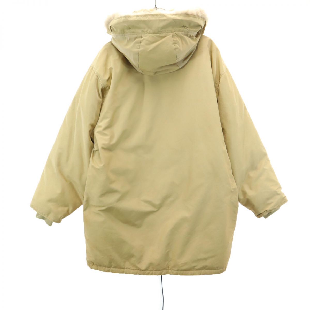 WOOLRICH ウールリッチ 80s USA製 ヴィンテージ ダウンコート M ベージュ メンズ