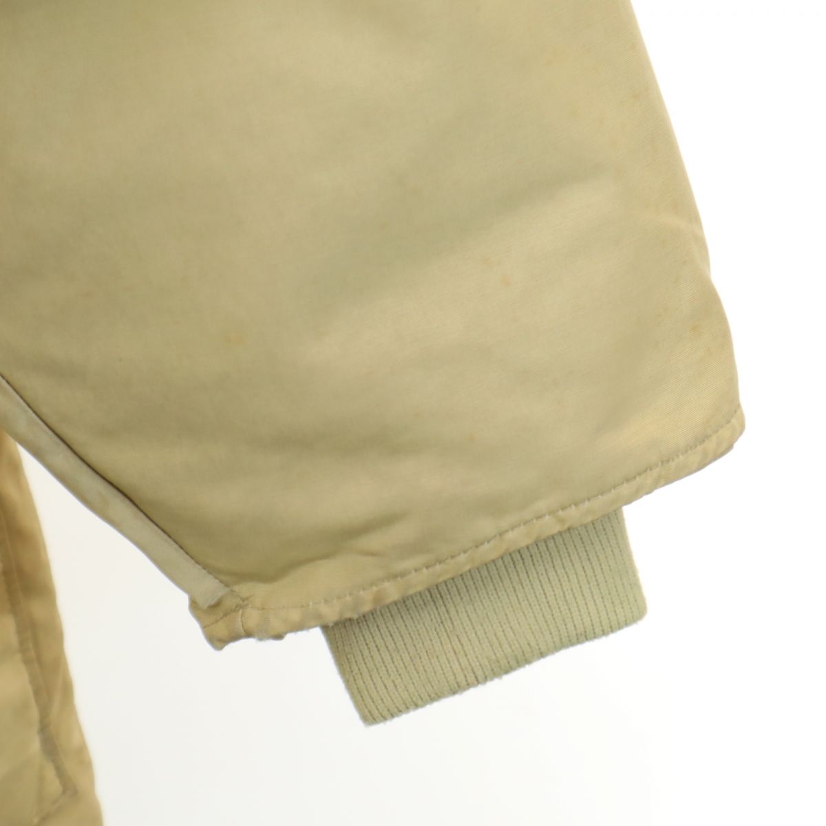 WOOLRICH ウールリッチ 80s USA製 ヴィンテージ ダウンコート M ベージュ メンズ
