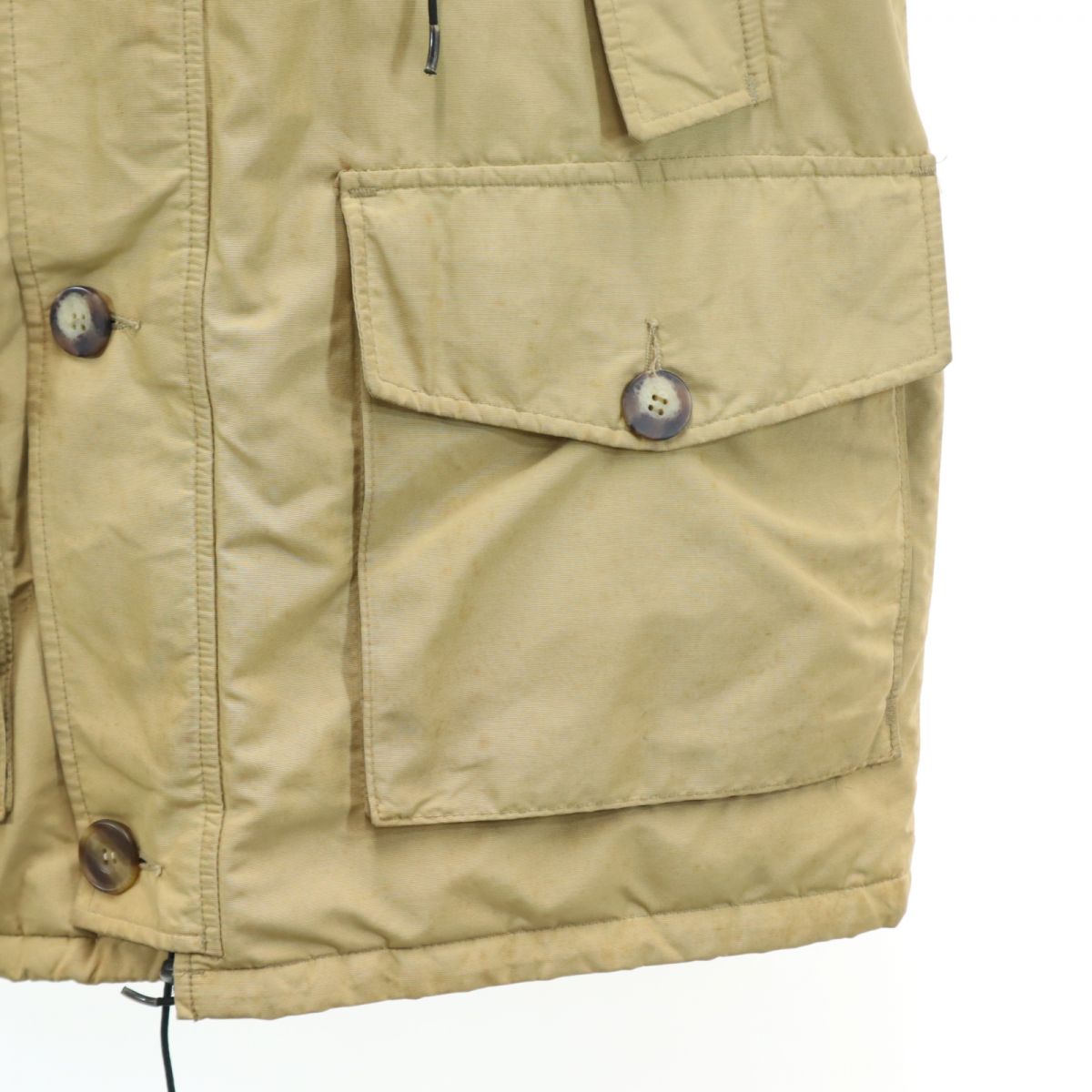 WOOLRICH ウールリッチ 80s USA製 ヴィンテージ ダウンコート M ベージュ メンズ