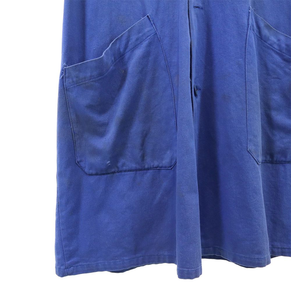Setex 70s ヴィンテージ ユーロワーク ワーク チェスターコート ブルー メンズ