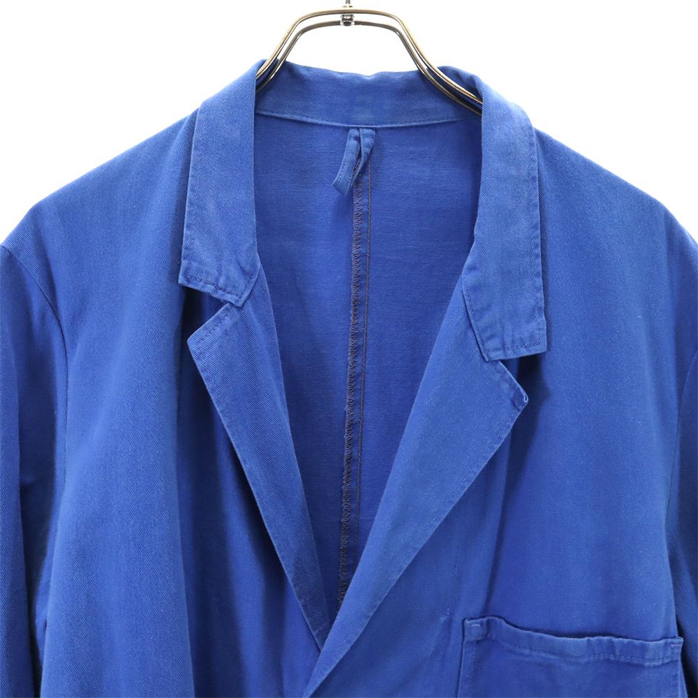 Forglos 70s 80s ヴィンテージ ユーロワーク ワーク チェスターコート 52 ブルー メンズ