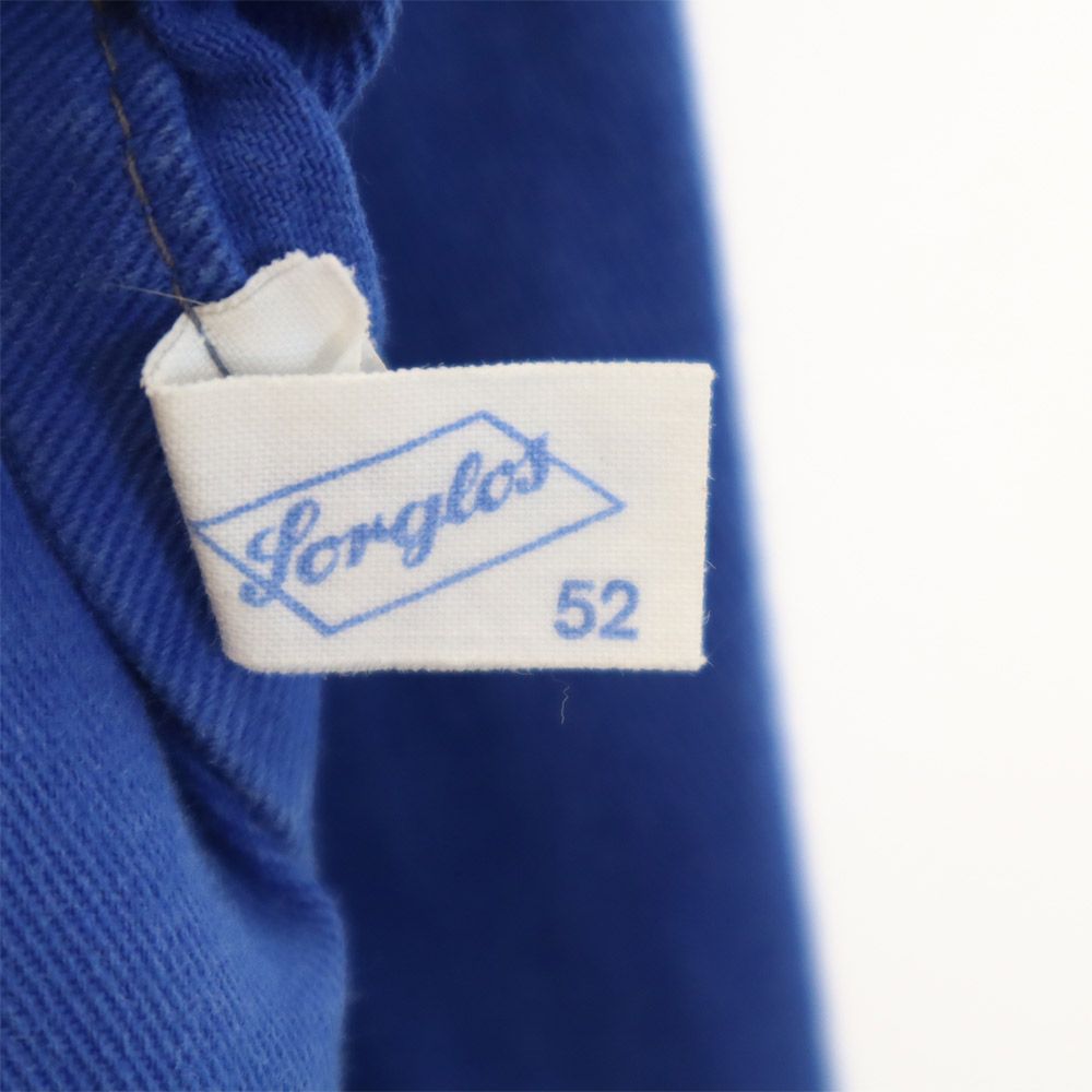 Forglos 70s 80s ヴィンテージ ユーロワーク ワーク チェスターコート 52 ブルー メンズ
