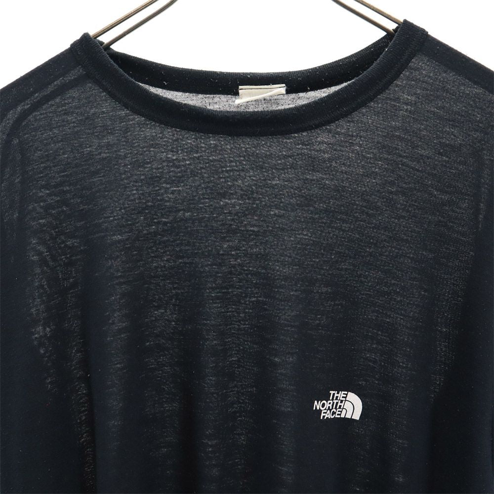 THE NORTH FACE ノースフェイス 日本製 アウトドア 長袖 Tシャツ LL ネイビー系 ロンT メンズ