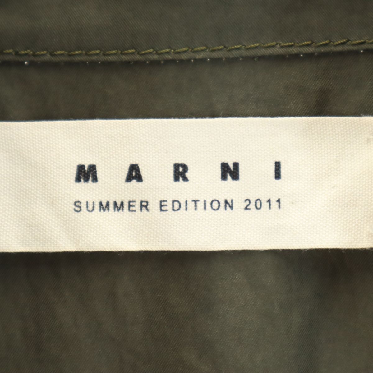 マルニ 半袖 ミニワンピース 42 グリーン MARNI レディース