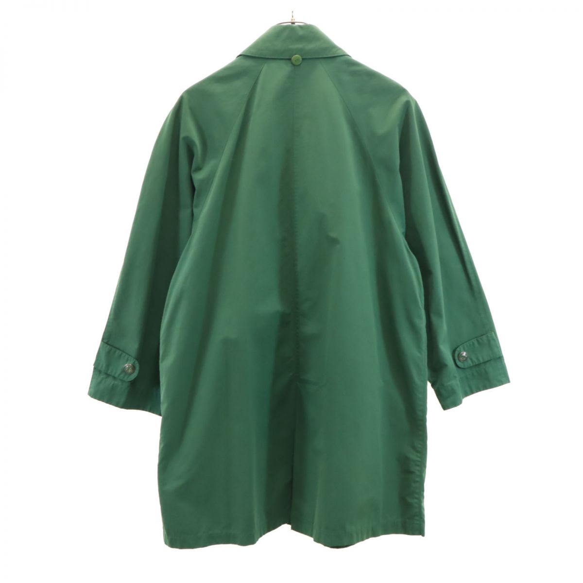 Burberrys バーバリーズ 80s 90s イタリア製 オールド ステンカラーコート グリーン系 レディース