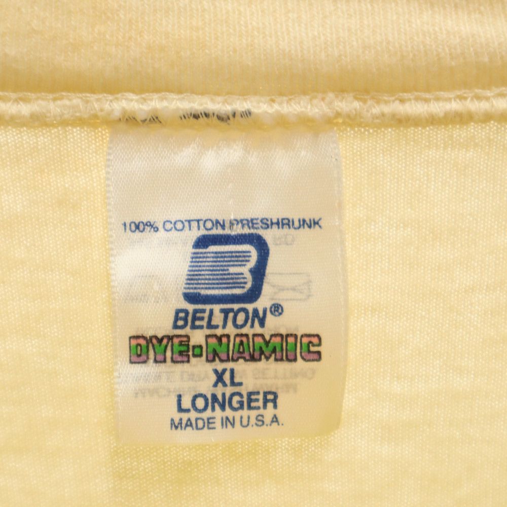 BELTON ベルトン 90s USA製 オールド 半袖 Tシャツ XL ベージュ レディース