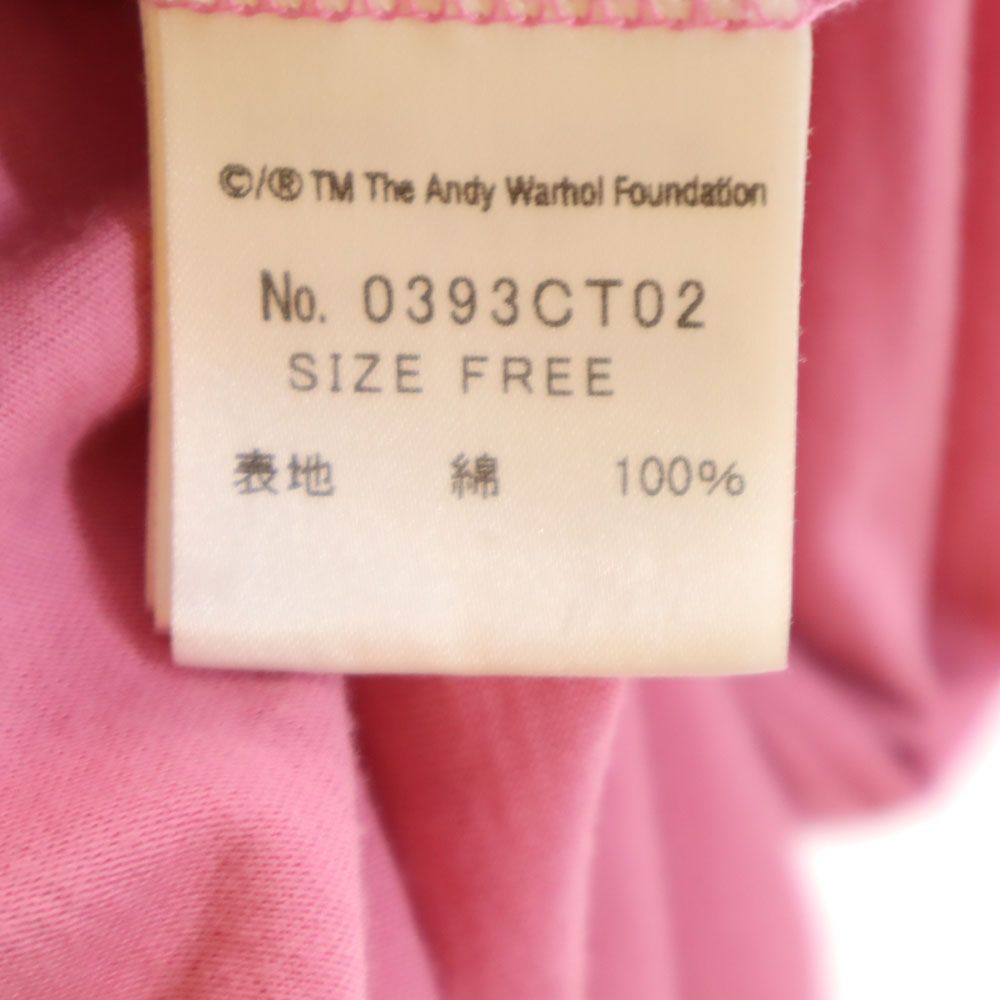 HYSTERIC ヒステリック 日本製 両面プリント 半袖 ワンピース F ピンク レディース