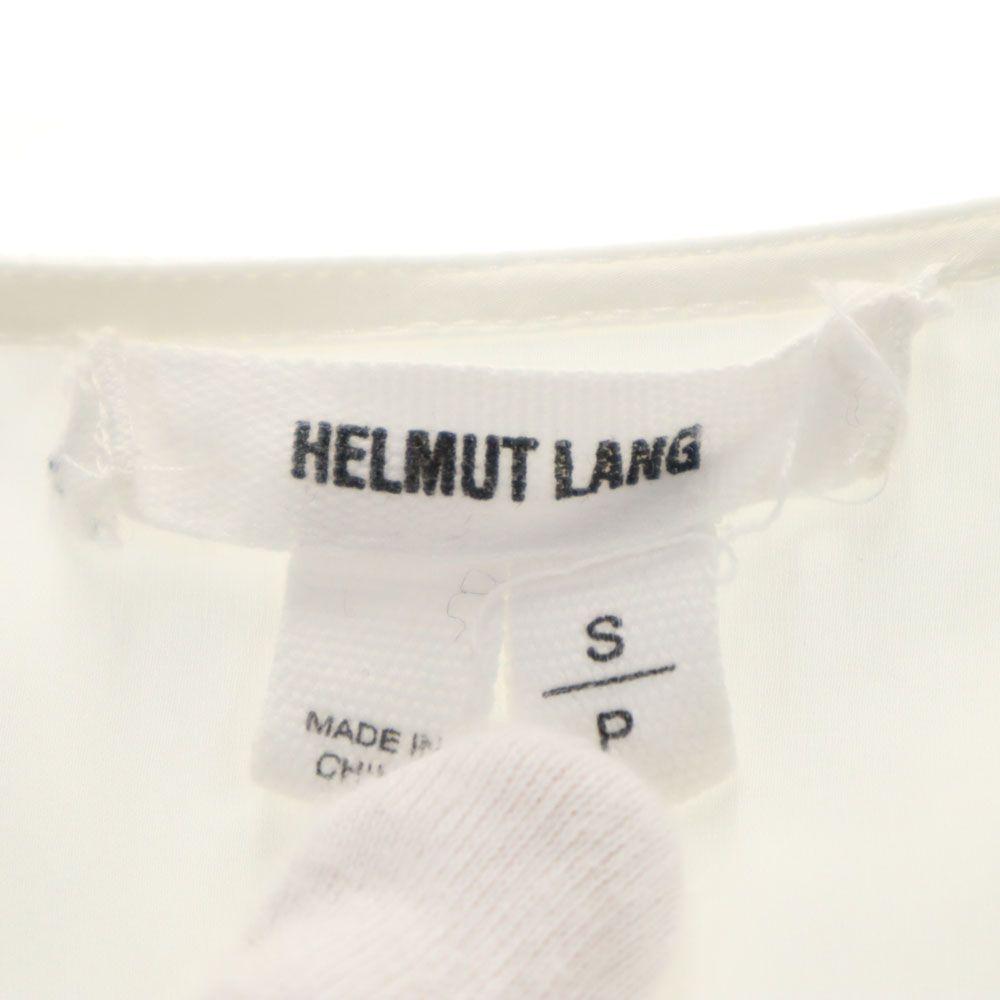 ヘルムートラング 半袖 フレンチスリーブ ミニワンピース S ホワイト HELMUT LANG レディース