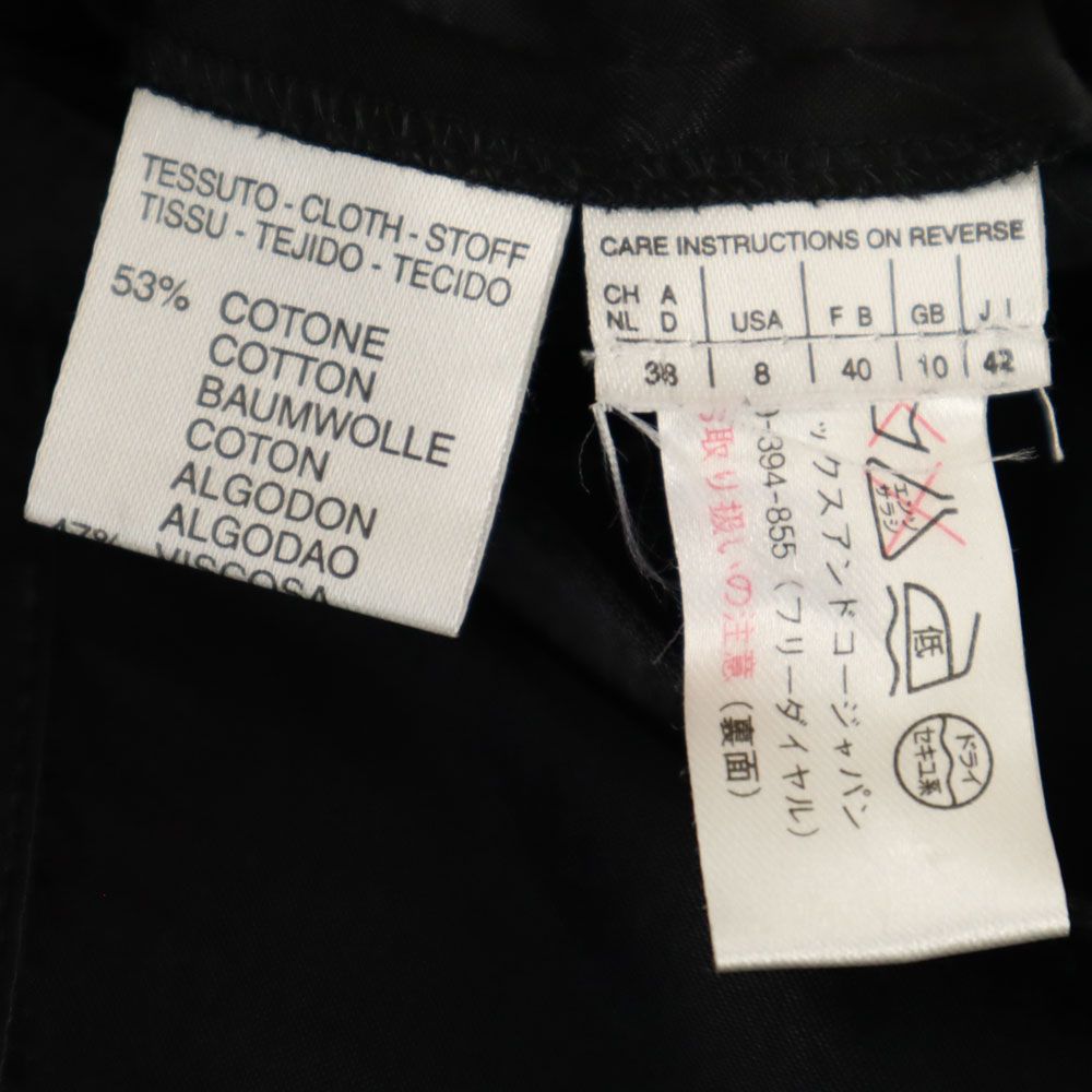 MAX&CO マックスアンドコー イタリア製 ノースリーブ ミニワンピース 42 ブラック レディース