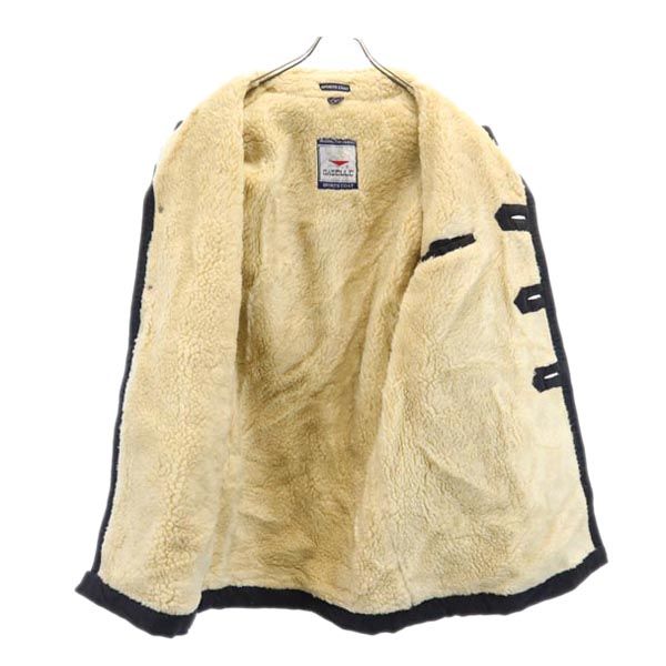 GAZELLE コート L ブラック 裏ファー メンズ