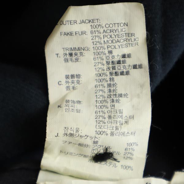 Levi's リーバイス モッズコート L ブラック 中綿ライナー付き メンズ