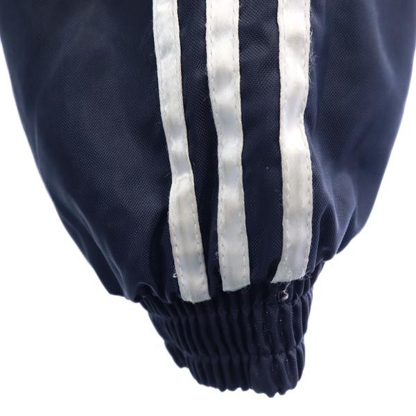 adidas アディダス イギリス製 長袖 ベンチコート 紺 メンズ