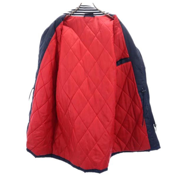 adidas アディダス イギリス製 長袖 ベンチコート 紺 メンズ