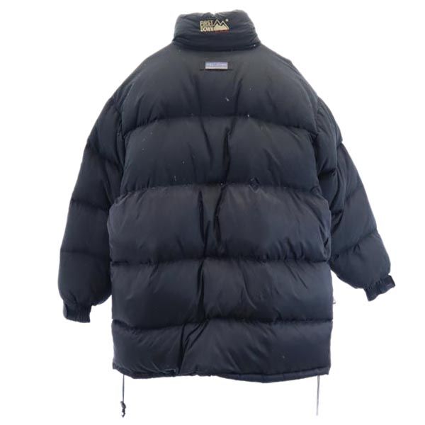 FIRSTDOWN ファーストダウン ロング ダウンジャケット M 黒 メンズ