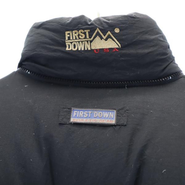 FIRSTDOWN ファーストダウン ロング ダウンジャケット M 黒 メンズ