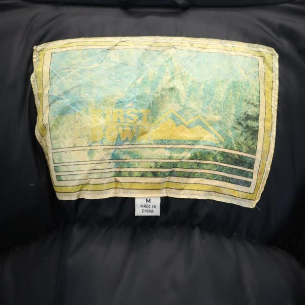 FIRSTDOWN ファーストダウン ロング ダウンジャケット M 黒 メンズ