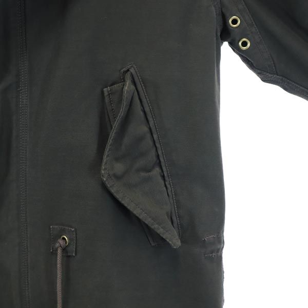 アヴィレックス リアルファー付き モッズコート M カーキ系 AVIREX メンズ