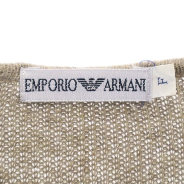 エンポリオアルマーニ 長袖 ニット ワンピース F ベージュ Emporio Armani レディース