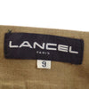 ランセル ミモレ丈 フレアスカート 9 ベージュ系 LANCEL レディース