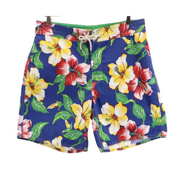 Polo by Ralph Lauren ポロバイラルフローレン パンツ w32 青系 海水パンツ アウトドア インナーパンツ付 メンズ