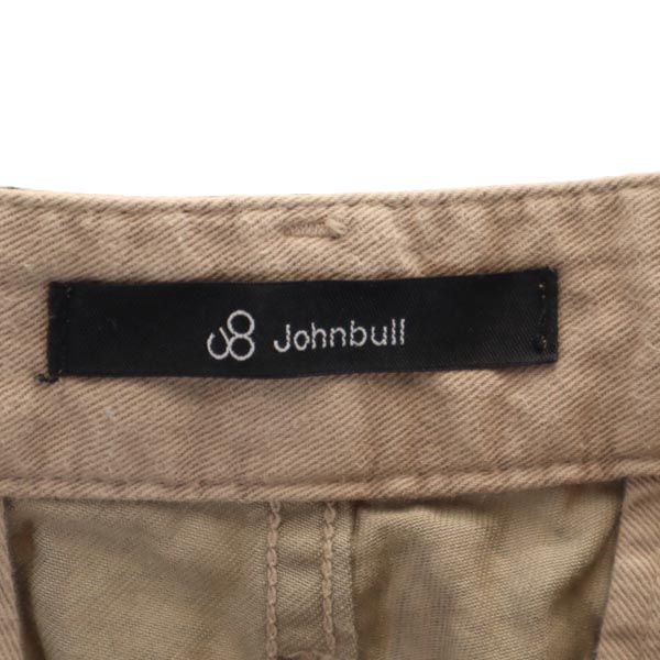 Johnbull ジョンブル 日本製 総柄 ショートパンツ M ブラウン系 メンズ