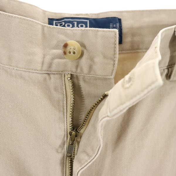 ポロバイラルフローレン 90s オールド チノショートパンツ w38 ベージュ Polo by Ralph Lauren メンズ