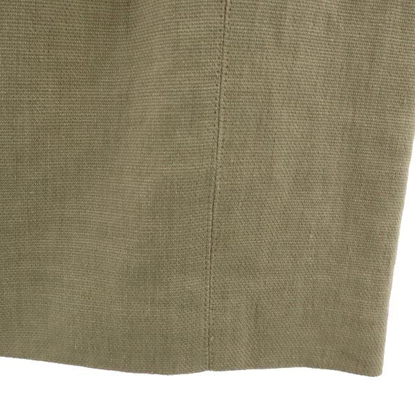 MAX MARA マックスマーラ イタリア製 リネンブレンド ミディ丈 台形 スカート 36 ベージュ レディース