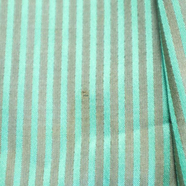 YVES SAINT LAURENT イヴサンローラン 80s 90s ヴィンテージ ストライプ ミディ丈 プリーツスカート M グリーン レディース