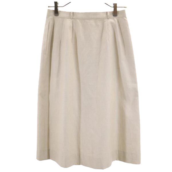 Burberrys バーバリーズ 90s オールド ミディ丈 フロントボタン スカート ベージュ系 レディース