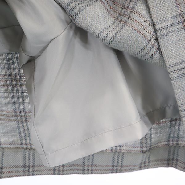 Chloe クロエ チェック ミニ丈 スカート 9 水色 レディース