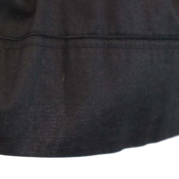 BURBERRY バーバリー ミディ丈 プリーツスカート 36 ブラック サイドジップ レディース